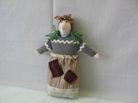 Кукла шагающая "Баба Яга"