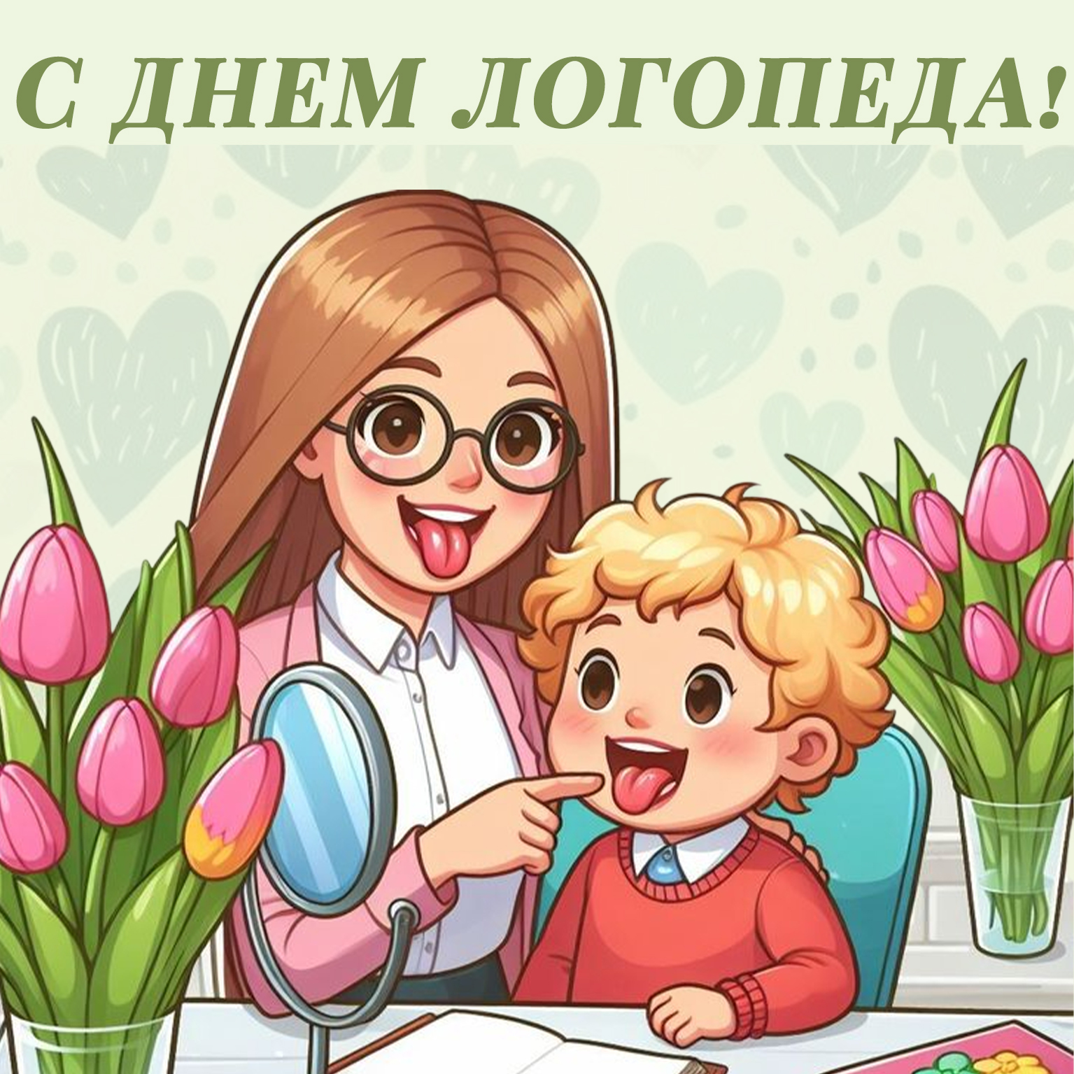Коллектив компании KIDS-GROUP поздравляет Вас с Днём логопеда!