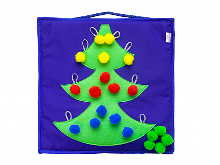 Синий квадрат  "Елочка"