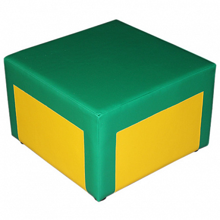Пуф квадратный комбинированный