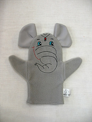 Кукла рукавичка "Слоник"