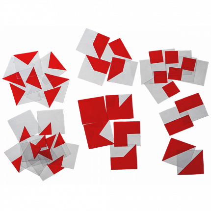 Прозрачный квадрат (красный), Игры Воскобовича