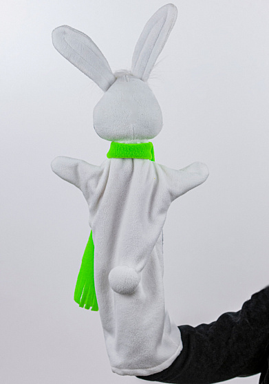 Перчаточная кукла Заяц белый