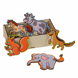 Игра с прищепками Найди хвост