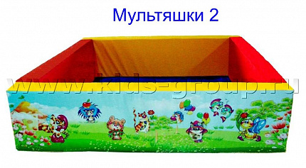 КВАДРАТНЫЙ СУХОЙ БАССЕЙН С ШЕЛКОГРАФИЕЙ
1200x1200