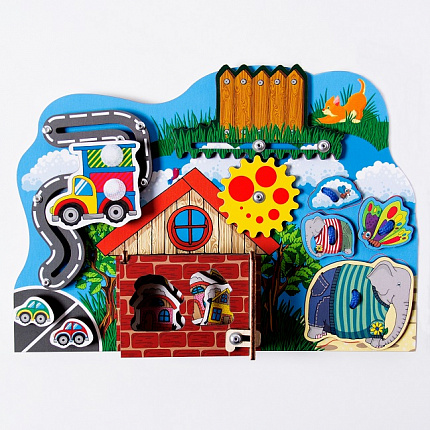 Бизиборд Больше-меньше