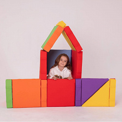 Мягкий конструктор  "Архитектор" 
Комплект модулей с магнитными креплениями, 21 элемент, Магматик