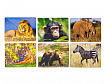 Разрезные картинки "Дикие животные"