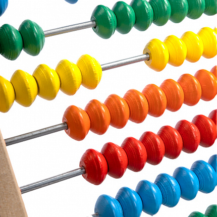 Деревянная игрушка «Счеты» (вертикальные)