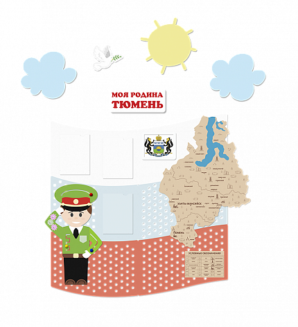 Настенная панель "Моя Родина"