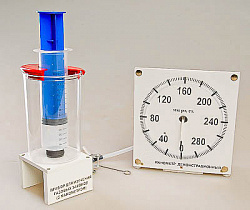 Прибор для изучения газовых законов (с манометром)