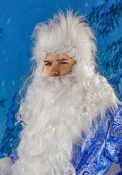 Дед Мороз Искристый синий