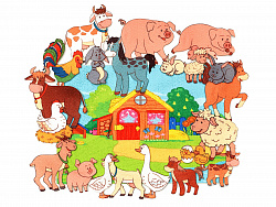 Чудо ферма фетр (24дет)