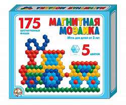 Мозаика магнитная шестигранная d20/5 цв/175 эл