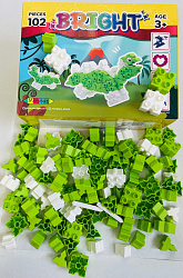 Конструктор Bright (Яркий Динозавр) 102 детали