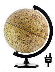 Глобус Луны диаметром 320 мм, с подсветкой