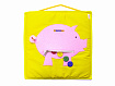 Желтый квадрат  "Свинка - копилка".