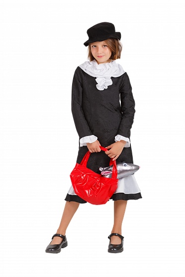 Карнавальный костюм детский "Шапокляк"