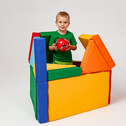 Мягкий конструктор  "Оптимальный" 
Комплект модулей с магнитными креплениями, 18 элементов, Магматик