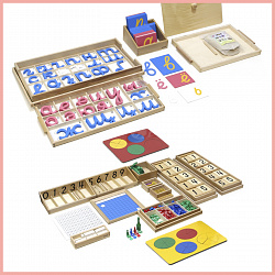 Игровой набор Монтессори 80 в 1
