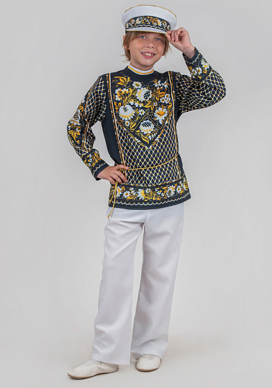 Петербургская роспись расписной костюм для мальчика