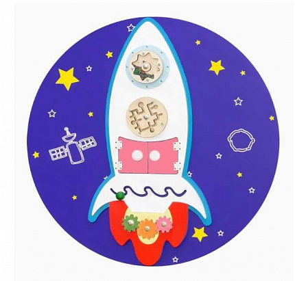 Бизиборд "Ракета"