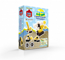 Конструктор ARTEC World "Строительная площадка" коробка 30дет. Знаток