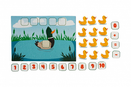 Утята состав числа фетр (26дет.)