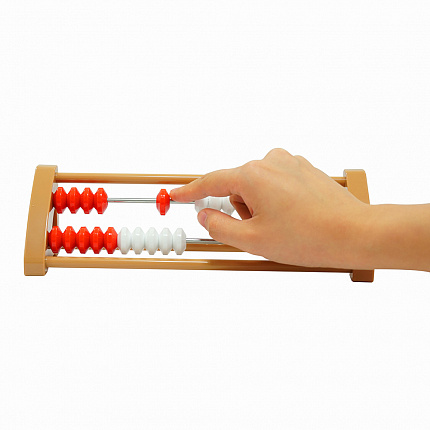 Игрушечные счёты Rekenrek (Рёкенрёк).
2 ряда, 1 элемент.