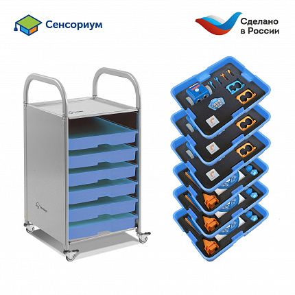 Безэкранное программирование с роботом Ботли с системой хранения