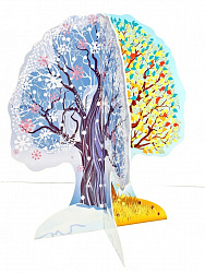 Театральная декорация "Яблоня" 4 сезона