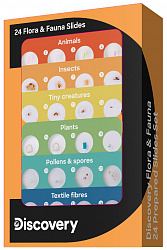 Набор микропрепаратов  Discovery «Флора и фауна», 24 шт.