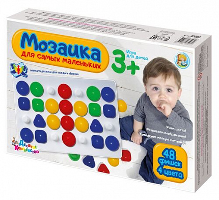 Мозаика "Для самых маленьких" d40/4 цв/48 эл