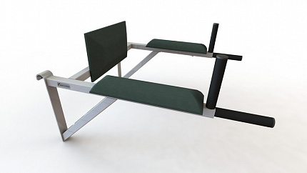 Брусья навесные со спинкой и подлокотниками на шведскую стенку