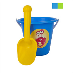 Песочный набор мультяшка «Копай-ка!» (совок, ведро мини)