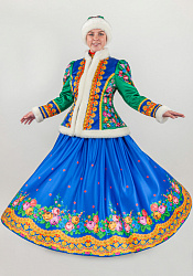 Русский павловопосадский костюм женский Переслава