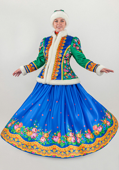 Русский павловопосадский костюм женский Переслава