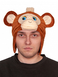 Шапка Обезьянчик взрослый