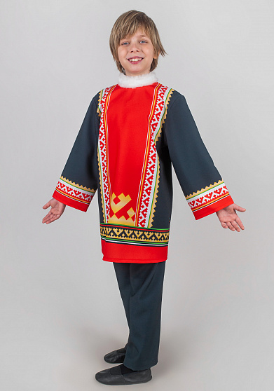 Северный костюм Танец огня облегченный для мальчика