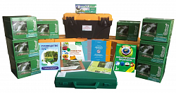 БЖЭ-1 комплект контрольного оборудования «Безопасность жизнедеятельности и
экология», базовый (13 комплектов), 21 показатель воздуха, воды, водных вытяжек, с методическим обеспечением