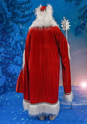 Костюм Деда Мороза Русский красный