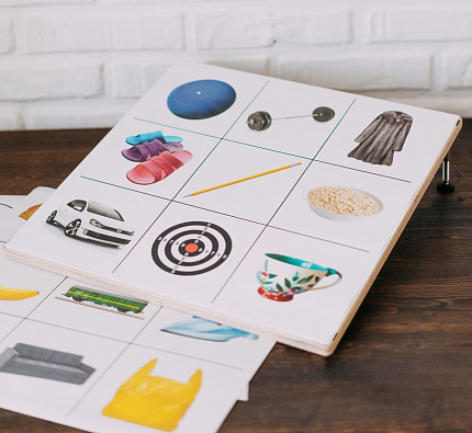 Лого-мишень с 16 вкладышами + методичка