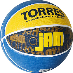 Мяч баскетбольный TORRES Jam любительский, размер 3