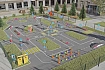 Автогородок с велосипедной зоной "Профи"