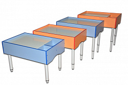 Песочные столы на регулируемых опорах