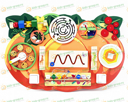 Бизиборд ОРАНЖЕВАЯ ТЫКВА