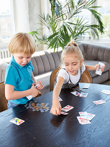 Настольная игра «Денежка. Играем в магазин. Покупаем всякую всячину»