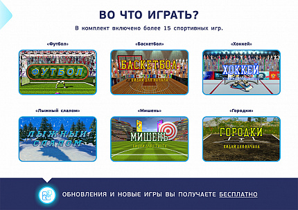 Интерактивная стена "Спортбол" без проектора