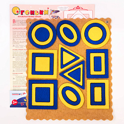 Огоньки Ларчик (ковролин, желто-синий), Игры Воскобовича