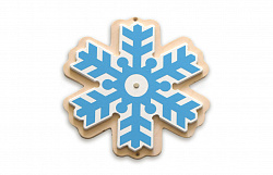 Декоративная панель "Снежинка"